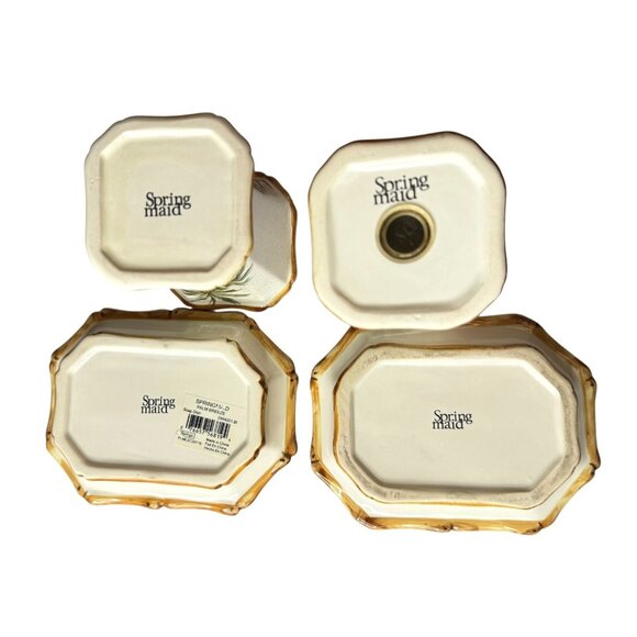 Springmaid Palm Breeze Ceramic Bathroom Accessory Set - Picture 3 of 8